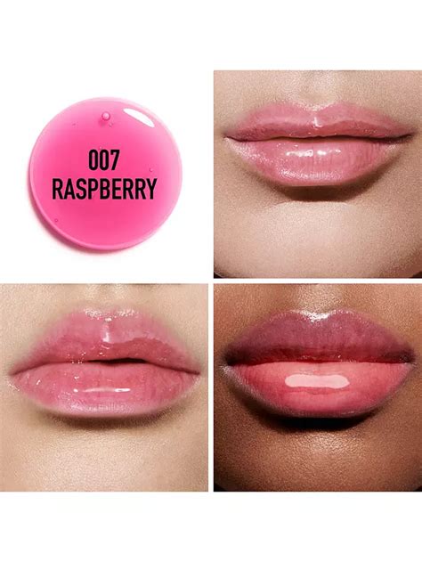 raspberry lip oil dior|007 Raspberry Addict Lip Glow Oil .